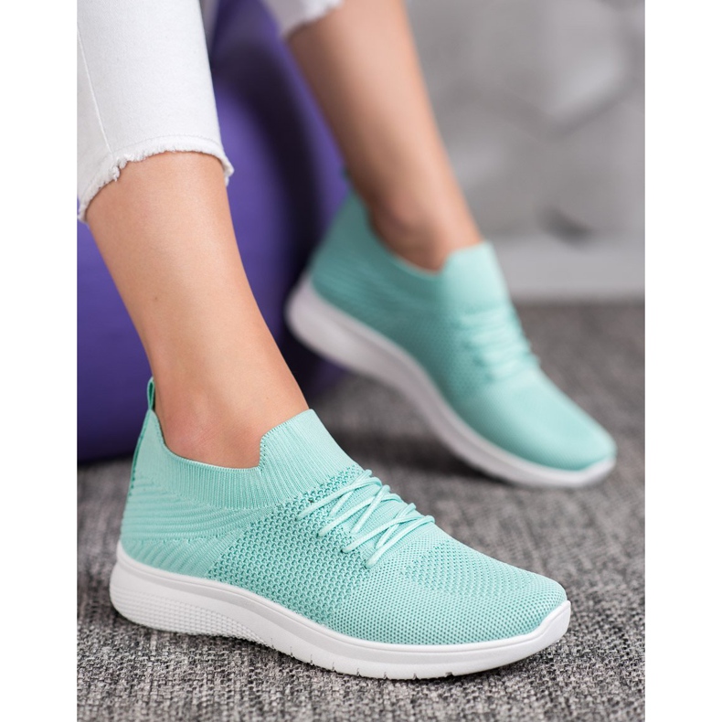 SHELOVET Calçados esportivos baixos verde 1