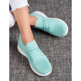 SHELOVET Calçados esportivos baixos verde 2