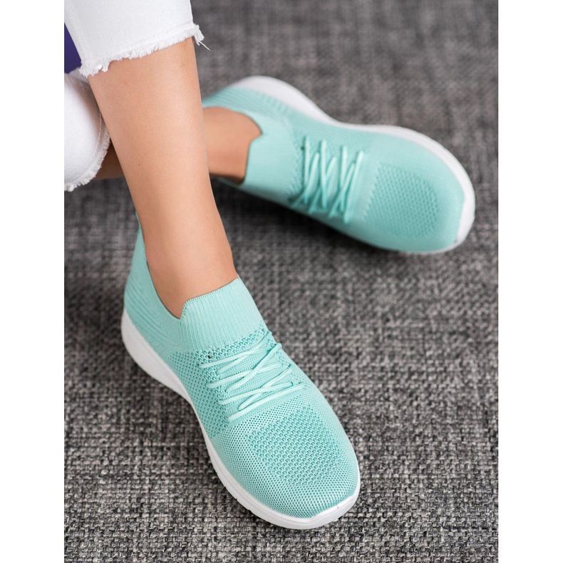 SHELOVET Calçados esportivos baixos verde 2