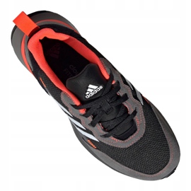 Tênis de corrida adidas RapidaRun Elite Jr EG6911 preto cinza 2