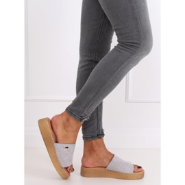 Chinelos cinza feminino cinza G-576 cinza 2