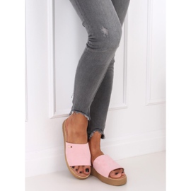 Chinelos femininos rosa rosa G-576 rosa 2