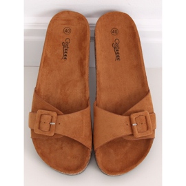 Sapatilhas de camelo castanhas G-5026 na sola de cortiça castanho 1 Sapatilhas de camelo castanhas G-5026 na sola de cortiça castanho 1