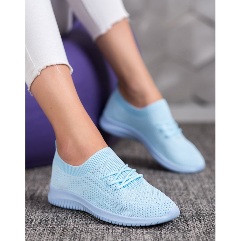 SHELOVET Calçados esportivos baixos azul 2