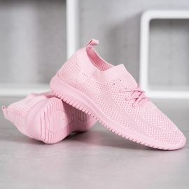 SHELOVET Calçados esportivos baixos rosa 2
