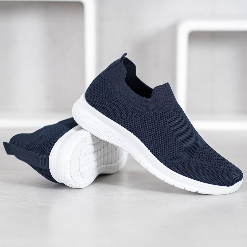 SHELOVET Tênis Slip-on azul 2