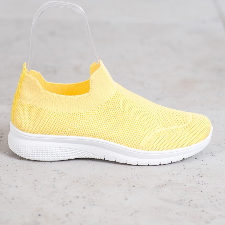 SHELOVET Tênis Slip-on amarelo 2