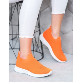 SHELOVET Tênis Slip-on laranja 1