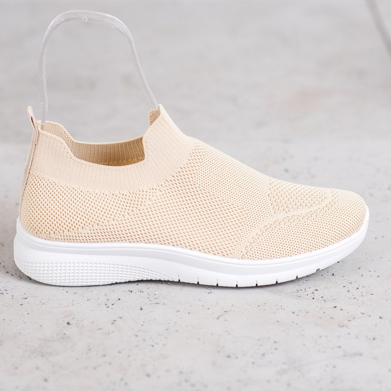 SHELOVET Tênis Slip-on bege 2