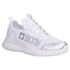 Sapatas esportivas femininas Big Star White FF274A410 branco cinza 3