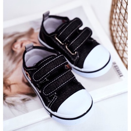 Le Scarpe Tênis infantil Nimalo Preto com Velcro 2
