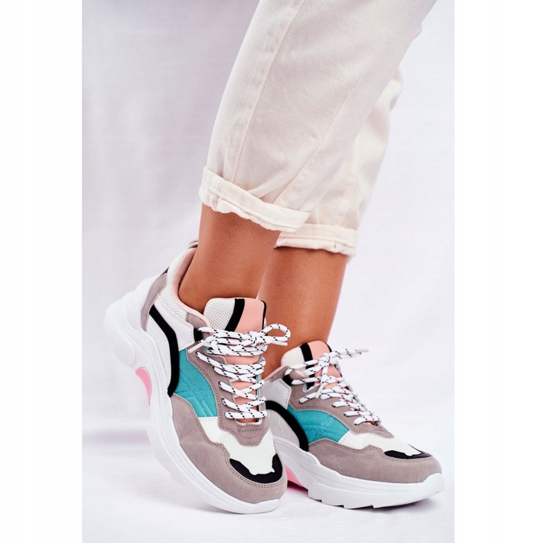 PS1 Calçados Esportivos Femininos Tênis Branco E Verde Mindanao preto rosa cinza 1