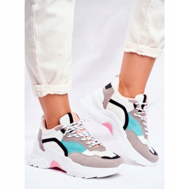 PS1 Calçados Esportivos Femininos Tênis Branco E Verde Mindanao preto rosa cinza 2