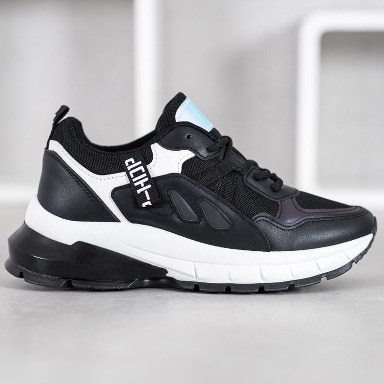 Weide Tênis esportivos branco preto 2