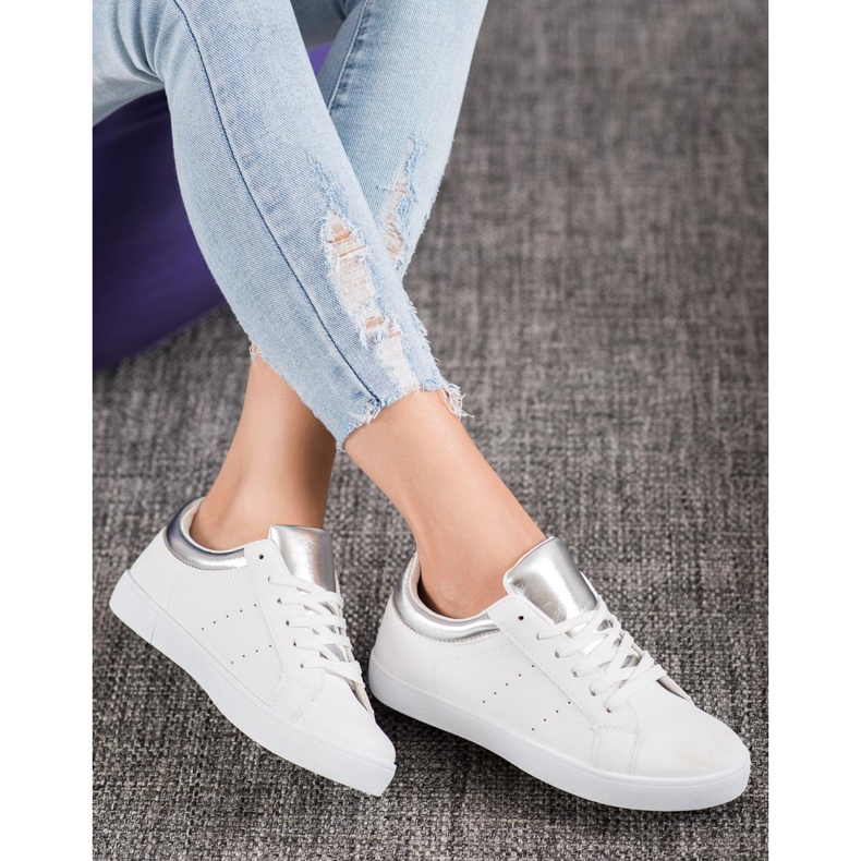 Calçados Esportivos Brancos cinza 2