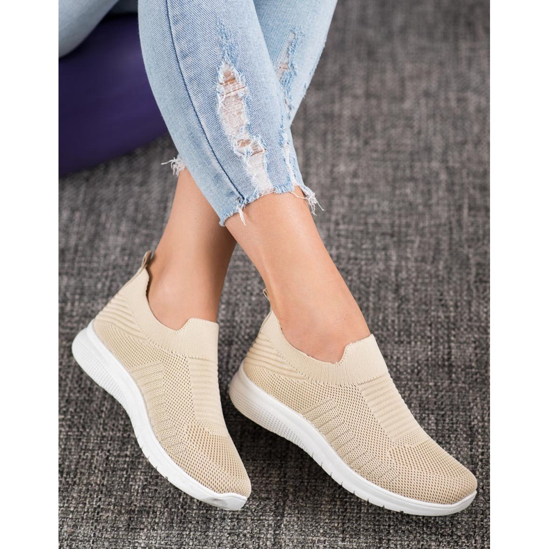 SHELOVET Sapatos Têxteis Deslizantes castanho 1