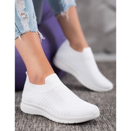 SHELOVET Sapatos Têxteis Deslizantes branco 1