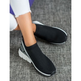 SHELOVET Calçados esportivos têxteis branco preto 1