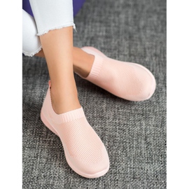 SHELOVET Slipons com aberturas confortáveis multicolorido laranja 1