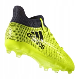 Chuteiras Adidas X 17.1 Jr S82297 multicolorido verde 1 Chuteiras Adidas X 17.1 Jr S82297 multicolorido verde 1