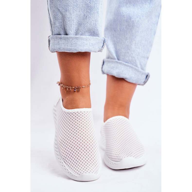 SEA Tênis feminino esportivo deslizante branco Gestacio 2