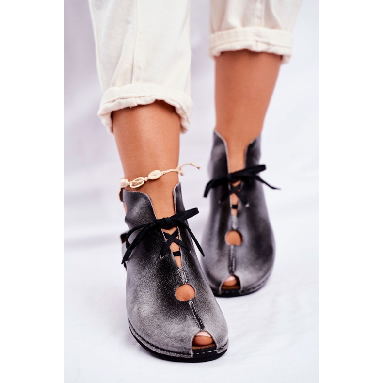 Brogues Maciejka Popiel Feminino 03426-03 cinza 1