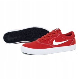 Tênis Nike Sb Charge Cnvs M CD6279-601 branco vermelho 1