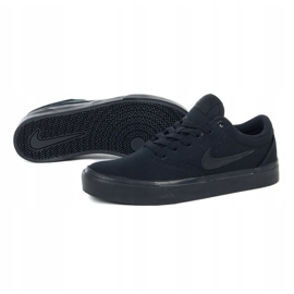 Sapatos Nike Sb Charge Cnvs Jr CQ0260-005 preto cinza 1