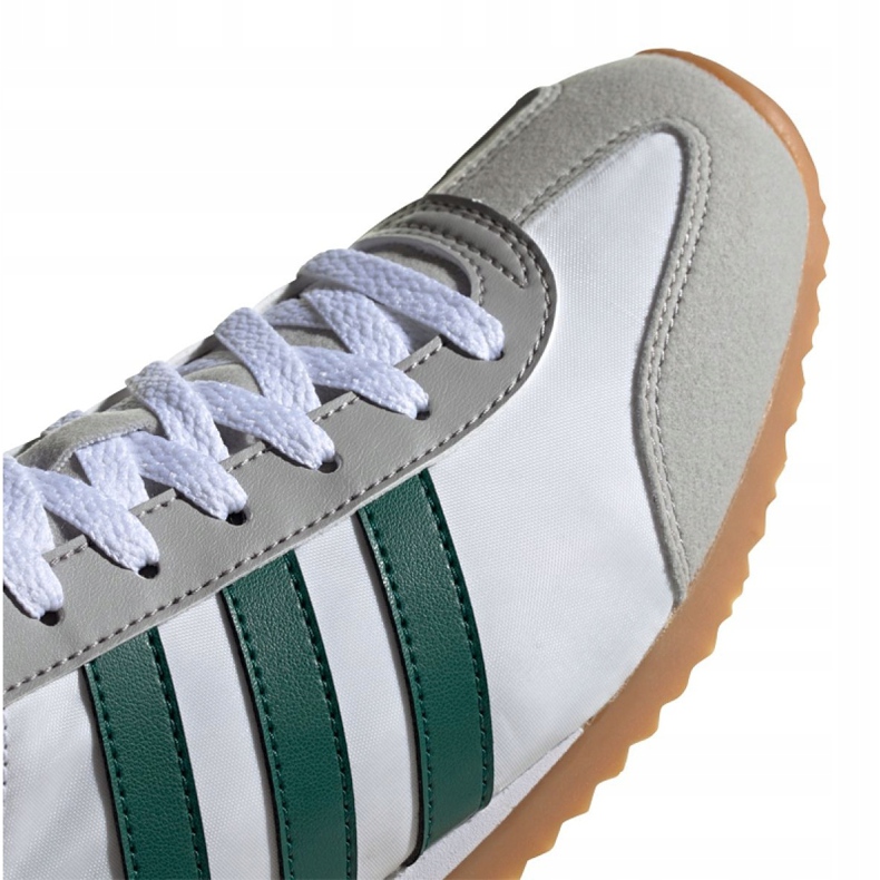 Tênis Adidas Vs Jog M FX0091 branco cinza verde 1