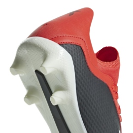 Chuteiras Adidas X 18.3 Fg Jr BB9370 vermelho 3