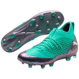 Chuteira Puma Future 2.3 Netfit Fg Ag Color Shift M 104832 01 verde 3