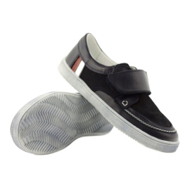 Sapatos esportivos de couro Bartek 28369 azul 4