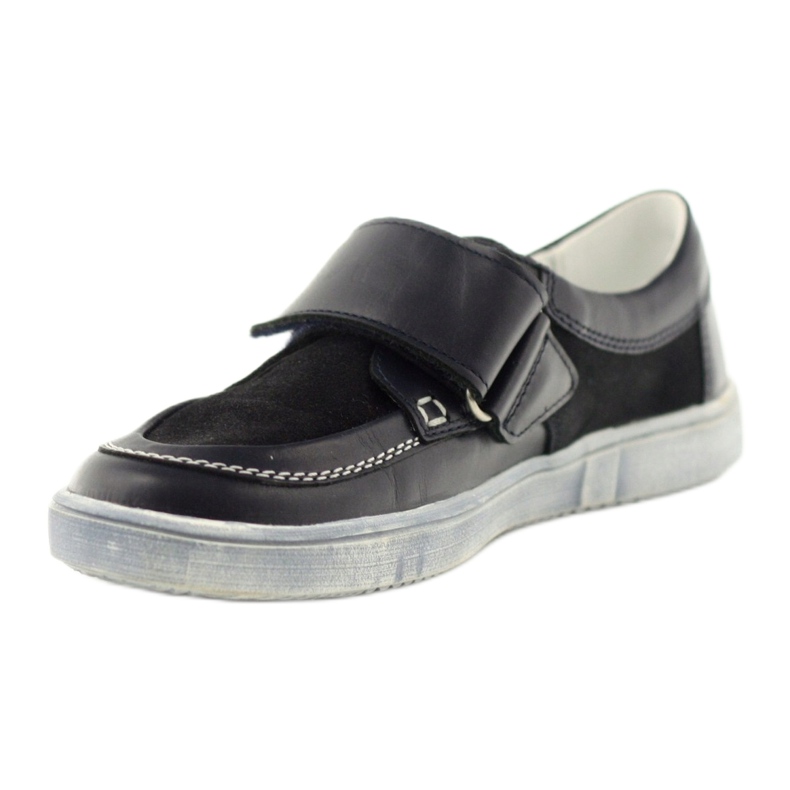 Sapatos esportivos de couro Bartek 28369 azul 2