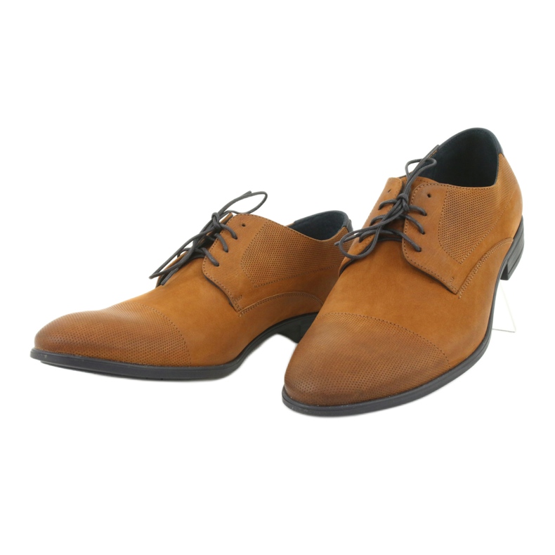 Pilpol Sapatos de couro masculino 1730 marrom 2