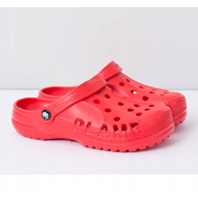 Flameshoes Chinelos femininos Eva com luz vermelha vermelho 1