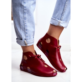 Brogues Maciejka Vermelho Feminino 03426-08 1