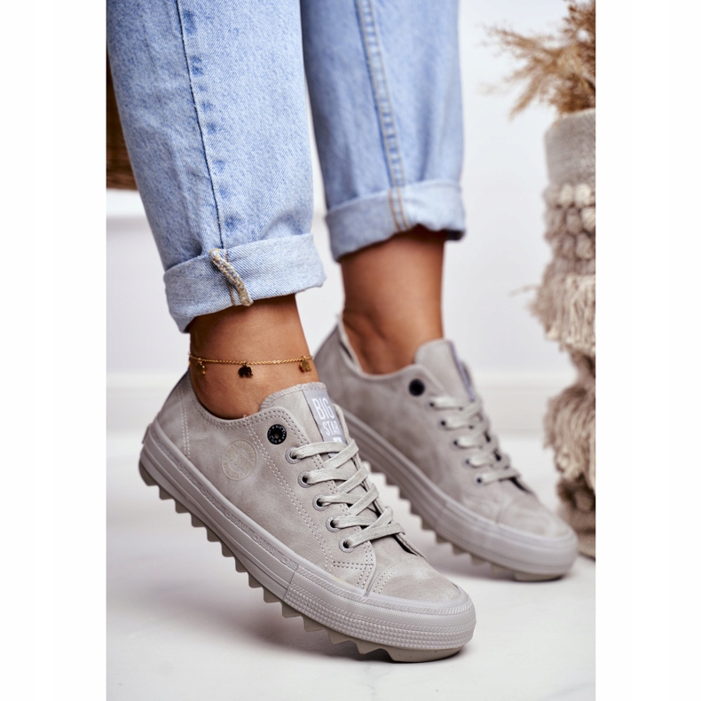 Tênis feminino Big Star Grey GG274075 cinza 2