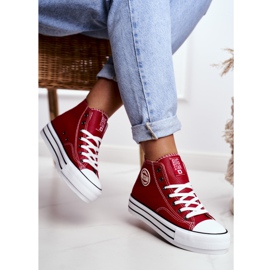 Tênis feminino Big Star Red GG274014 vermelho 2