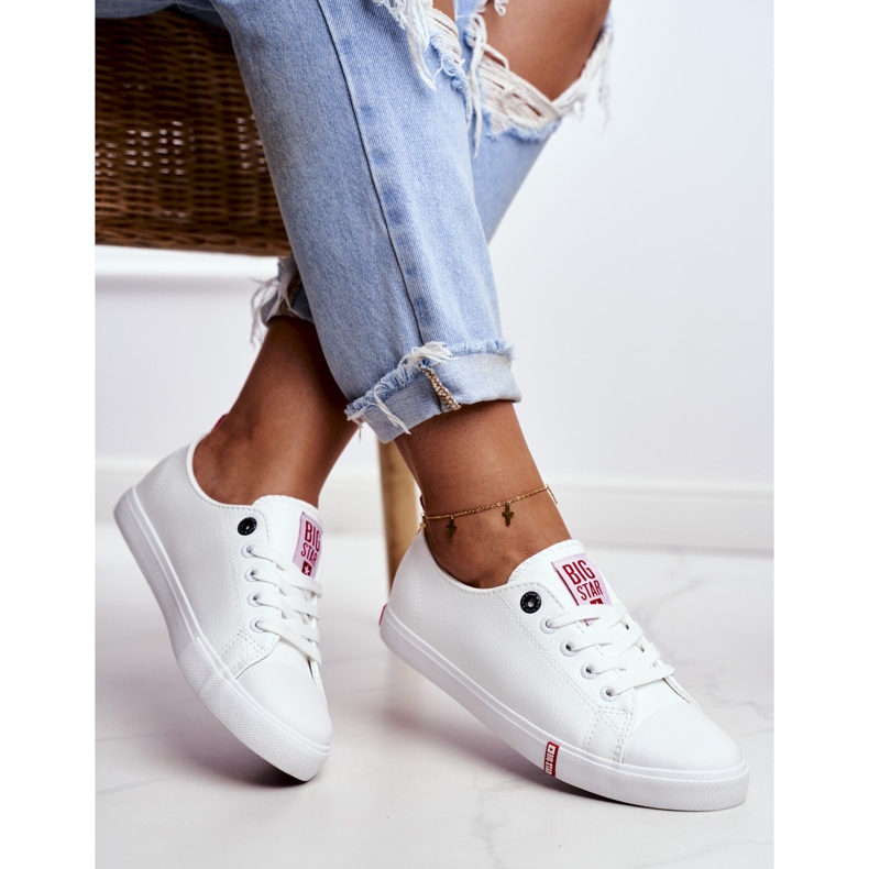 Tênis feminino Big Star White GG274005 branco 2