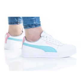 Puma Carina L Jr 370677 06 branco laranja 1