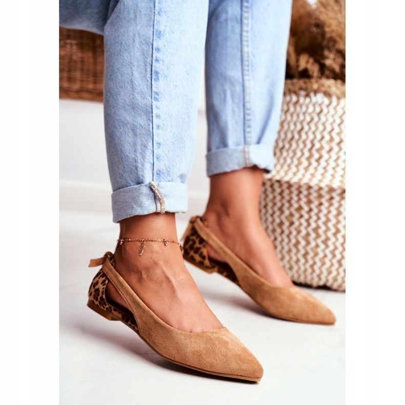 Lu Boo Ballerina In Spitz Suede Camel Better marrom 1