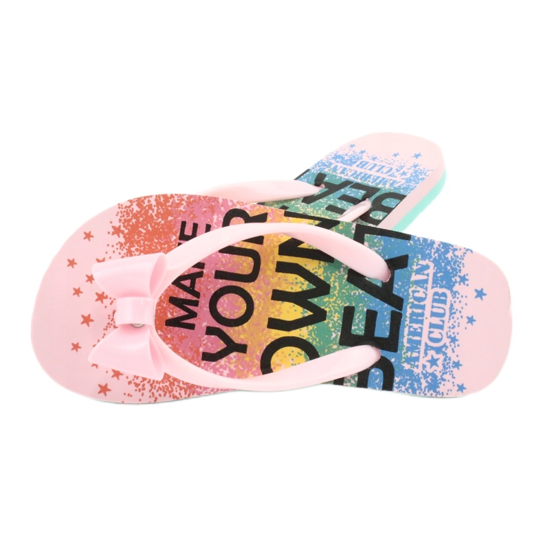 Chinelos femininos American Club rosa 2