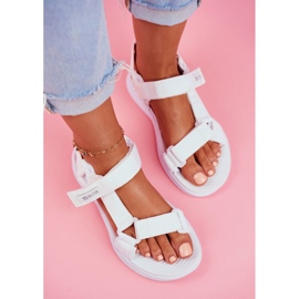 Sandálias femininas Big Star White FF274A603 branco 3