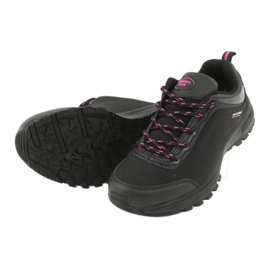 Calçados esportivos softshell impermeáveis ​​American Club HL05 preto rosa 2