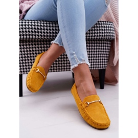 SEA Mocassim amarelo feminino camurça Sonnero 2