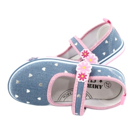 American Club TEN14 de velcro azul rosa cinza 4