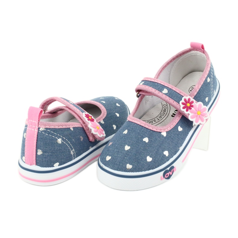 American Club TEN14 de velcro azul rosa cinza 3