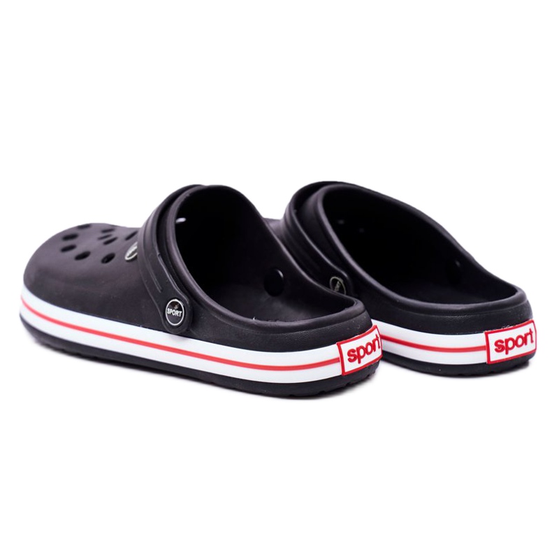 Chinelos masculinos para piscina Kroksy Pasipheme preto 3