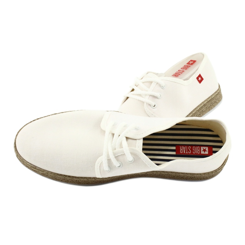 Sapatilhas espadrilles Big star FF276043 branco 6