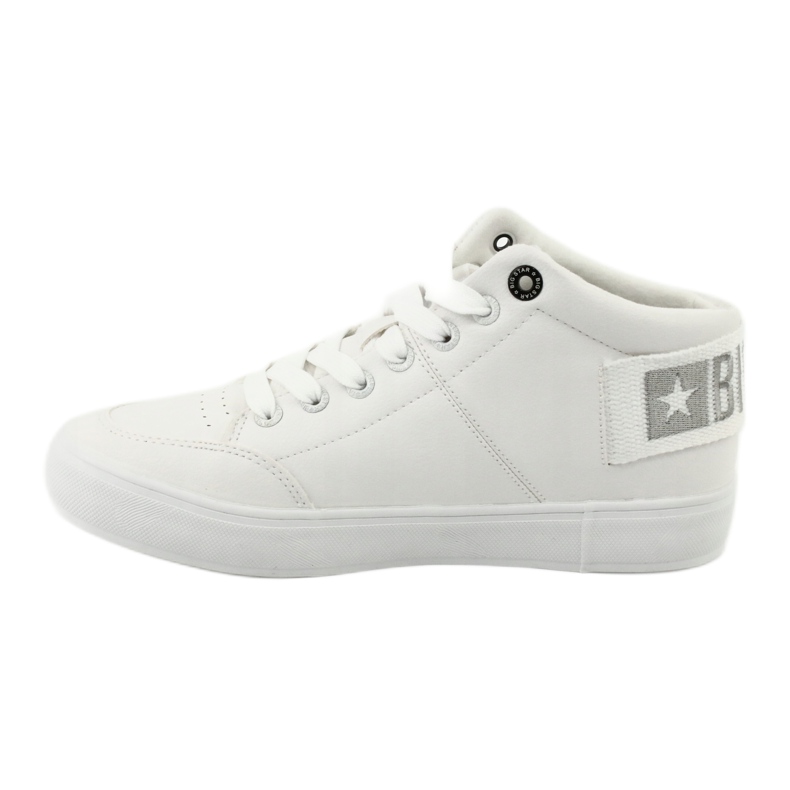 Tênis alto Big Star EE274352 branco cinza 2